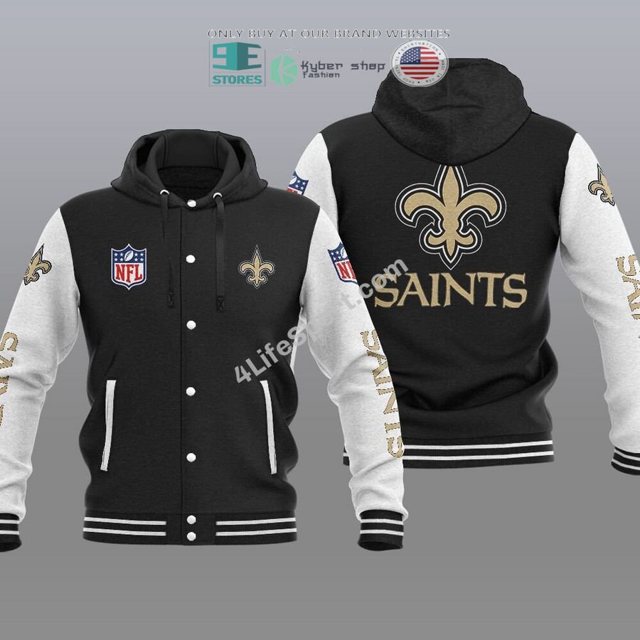 new orleans saints baseball hoodie jacket 1 11132