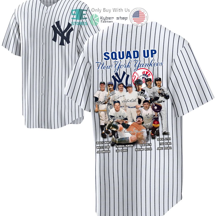 new york yankees squad up striped baseball jersey 1 69870