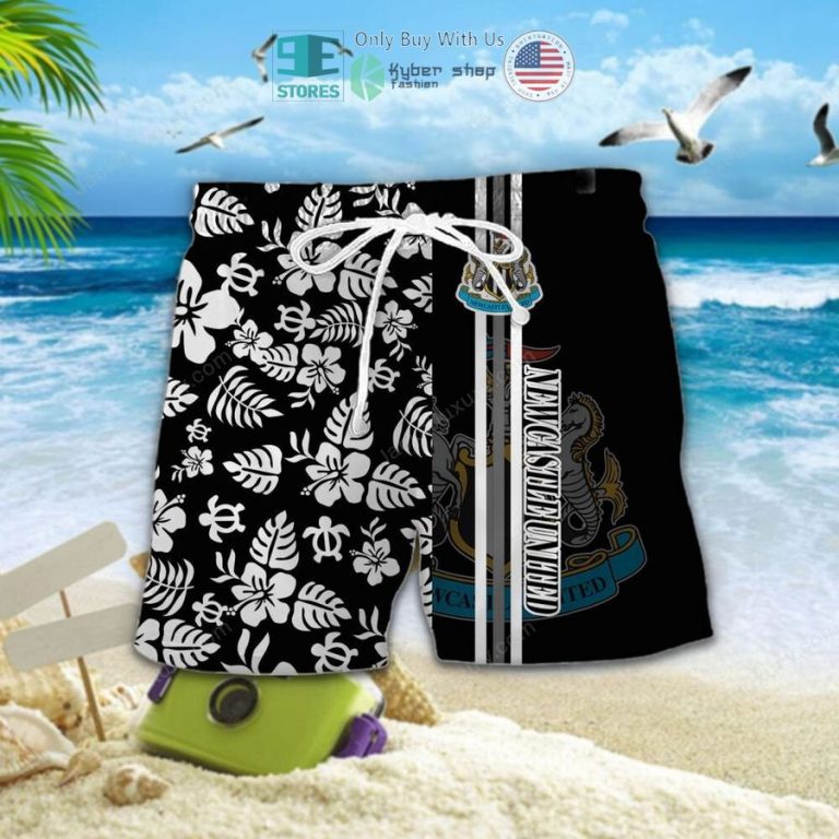 newcastle united f c hawaiian shirt shorts 2 70833