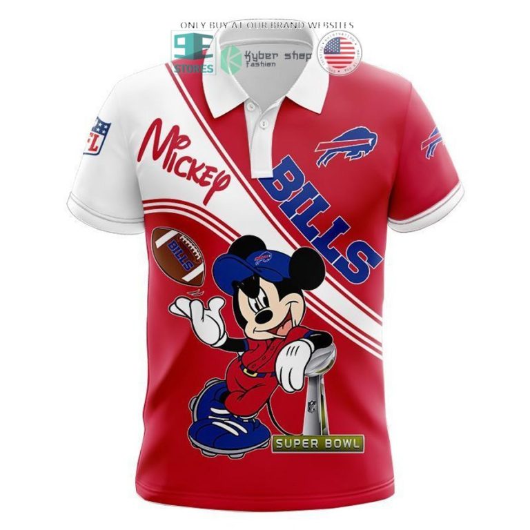 nfl buffalo bills mickey mouse red white shirt hoodie 3 65853