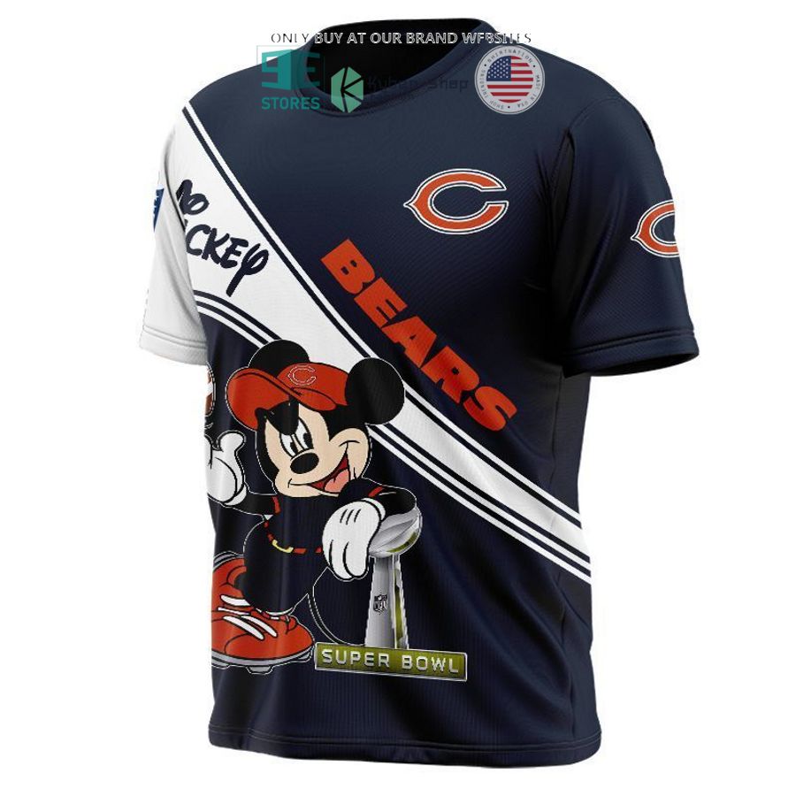 nfl chicago bears mickey mouse blue white shirt hoodie 2 33484
