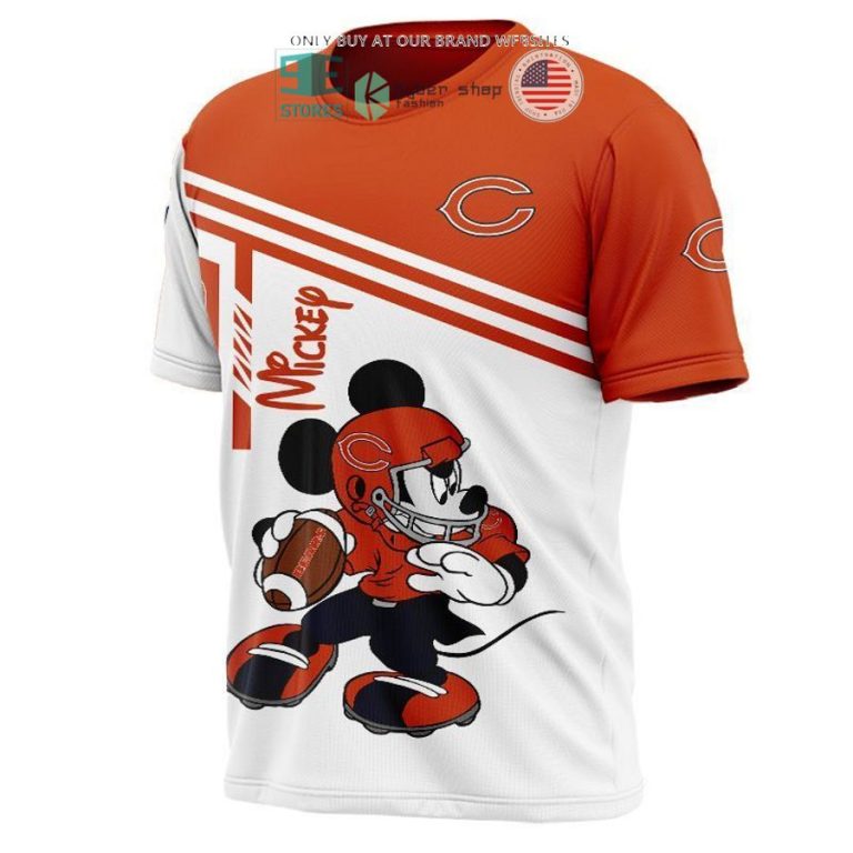 nfl chicago bears mickey mouse white orange shirt hoodie 2 35050