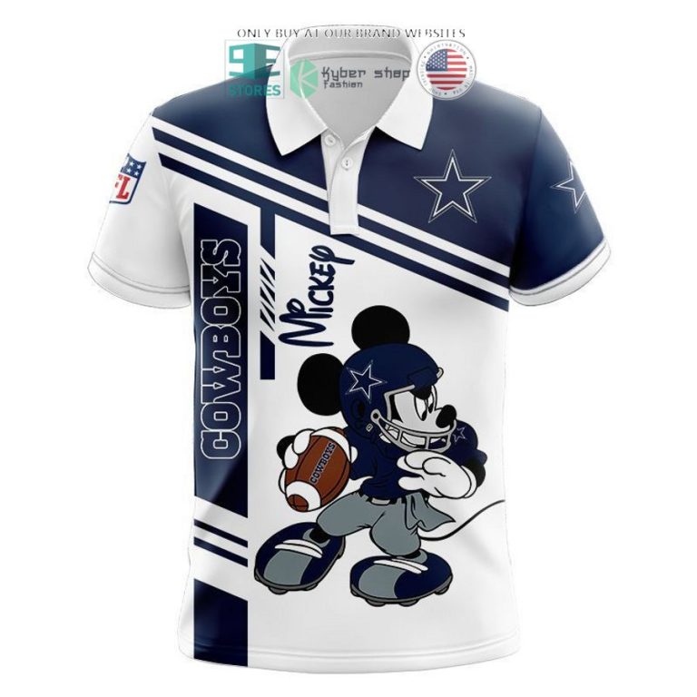 nfl dallas cowboys mickey mouse blue white shirt hoodie 3 35317