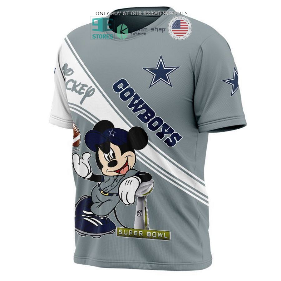 nfl dallas cowboys mickey mouse grey white shirt hoodie 2 54423