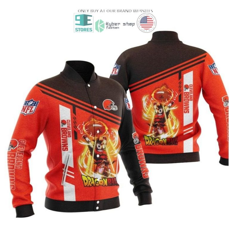 nfl dragon ball super super heroes cleveland browns black orange 3d shirt hoodie 3 47640