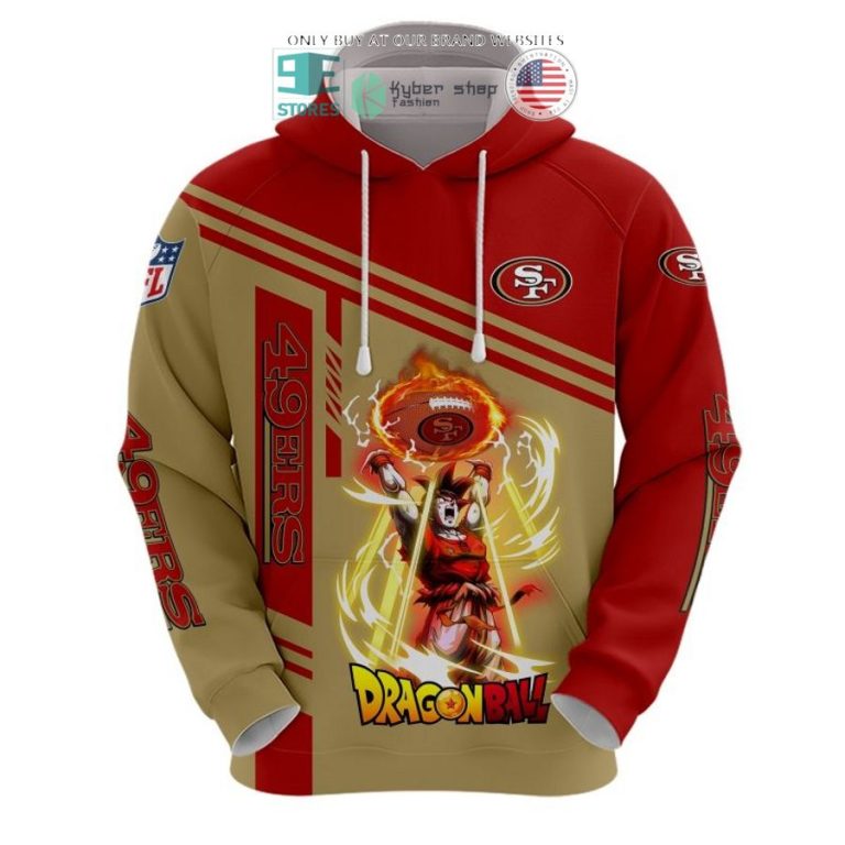 nfl dragon ball super super heroes san francisco 49ers 3d shirt hoodie 2 31305