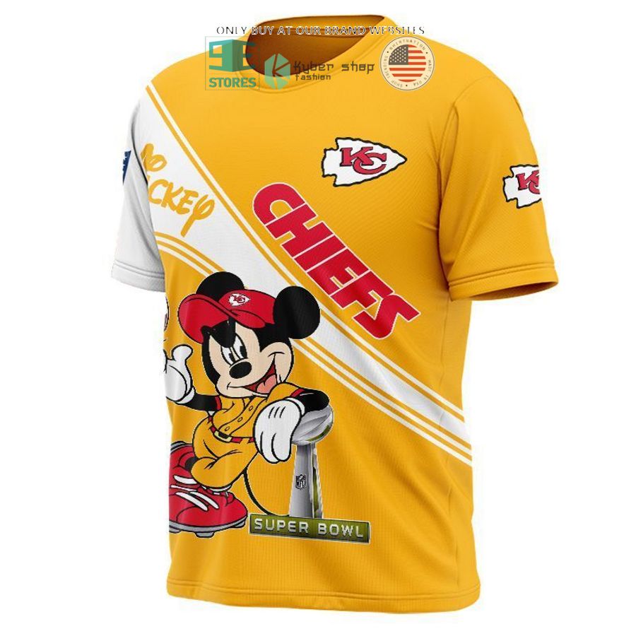 nfl kansas city chiefs mickey mouse yellow white shirt hoodie 2 46942