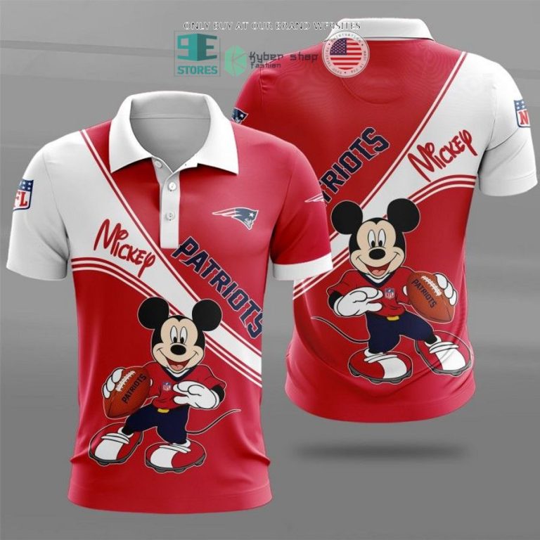 nfl new england patriots mickey mouse red white shirt hoodie 1 50853