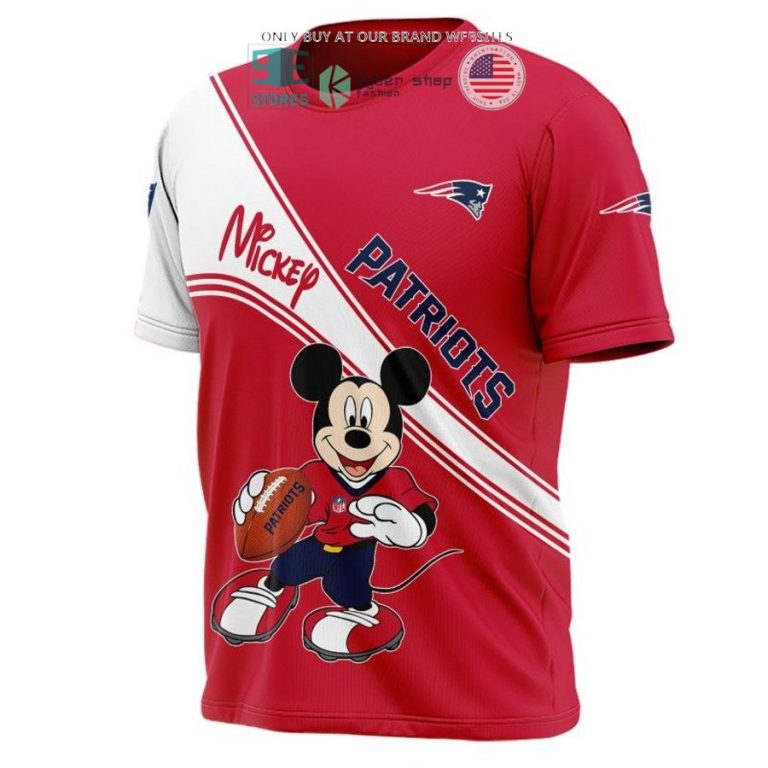 nfl new england patriots mickey mouse red white shirt hoodie 3 89200