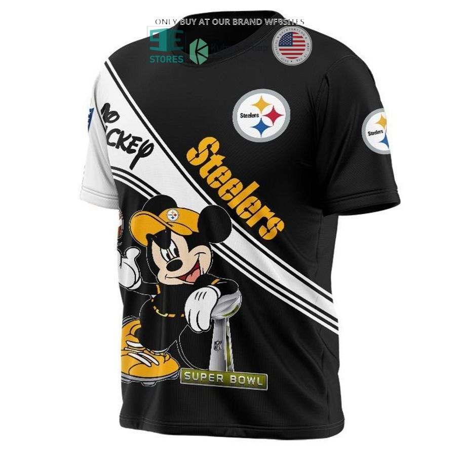 nfl pittsburgh steelers mickey mouse black white shirt hoodie 2 64731