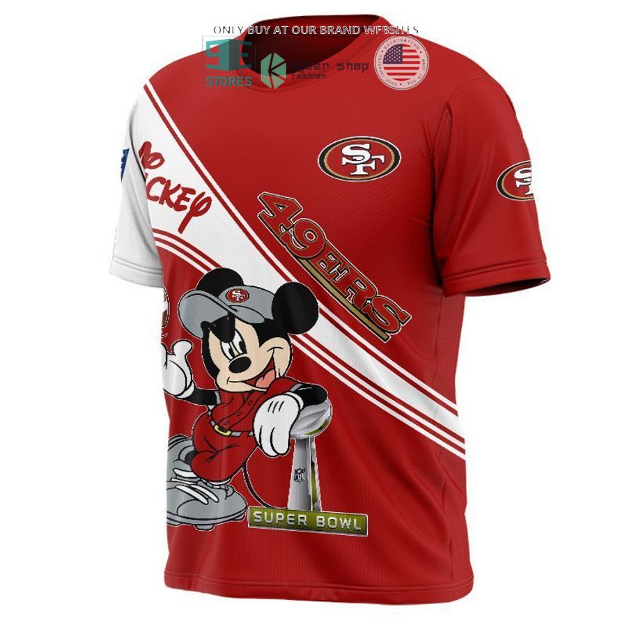 nfl san francisco 49ers mickey mouse red white shirt hoodie 2 20854