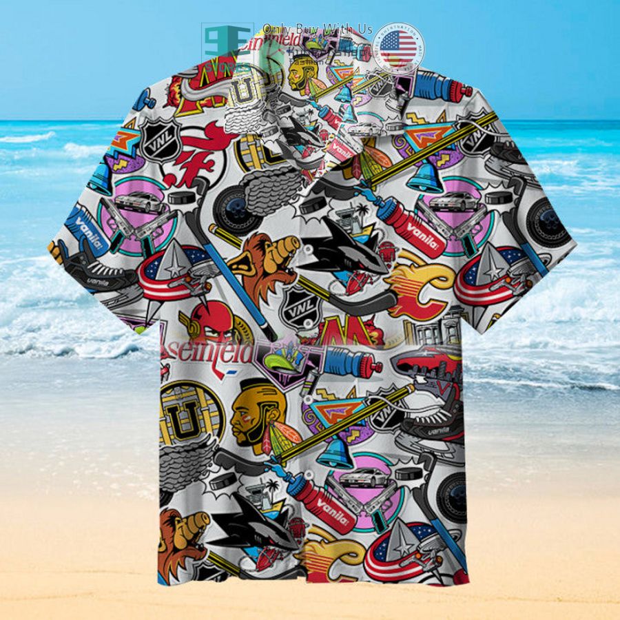 nhl teams x 80s tv shows hawaiian shirt 1 79274