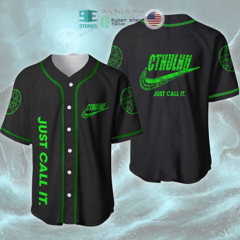 nike cthulhu just call it black baseball jersey 1 62843