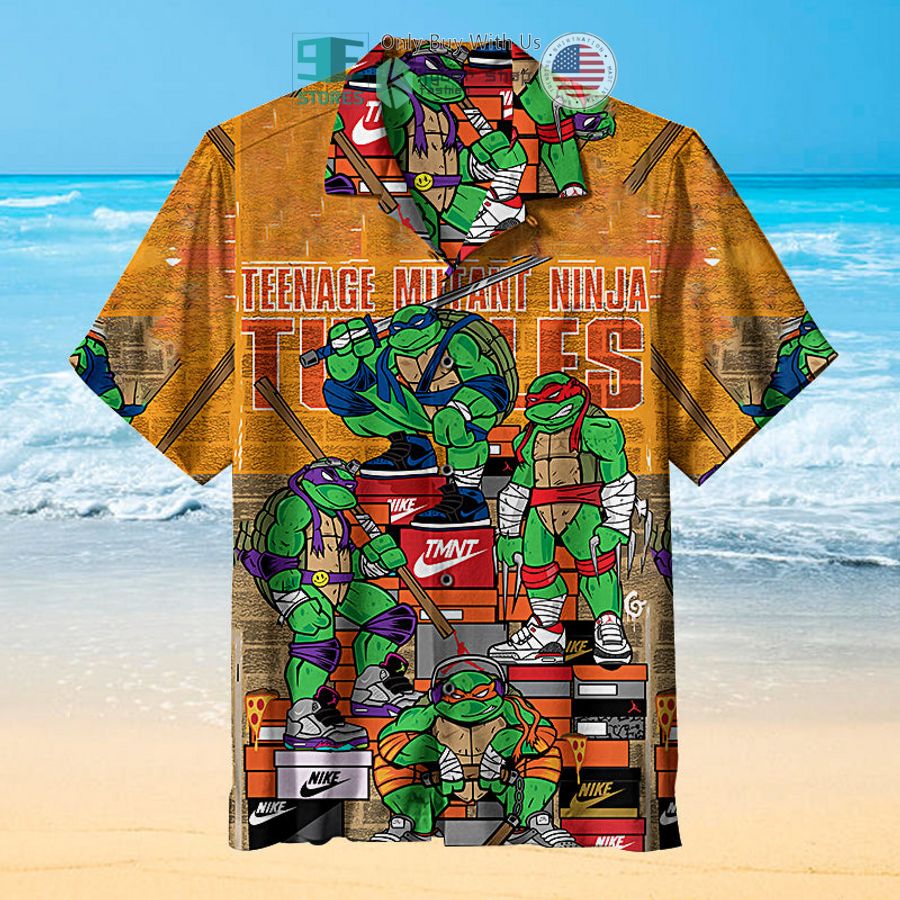 ninja turtles sneaker hawaiian shirt 1 54064