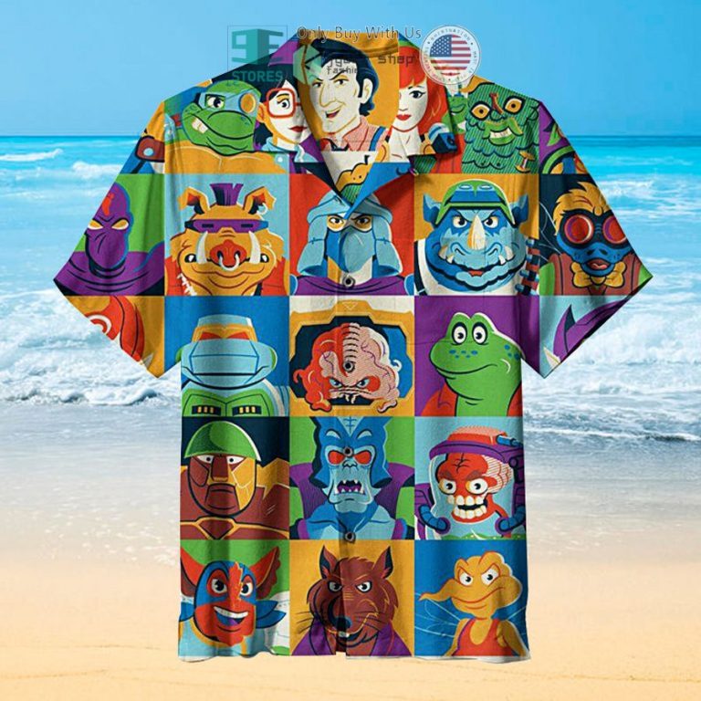 ninja turtles villains hawaiian shirt 1 21334