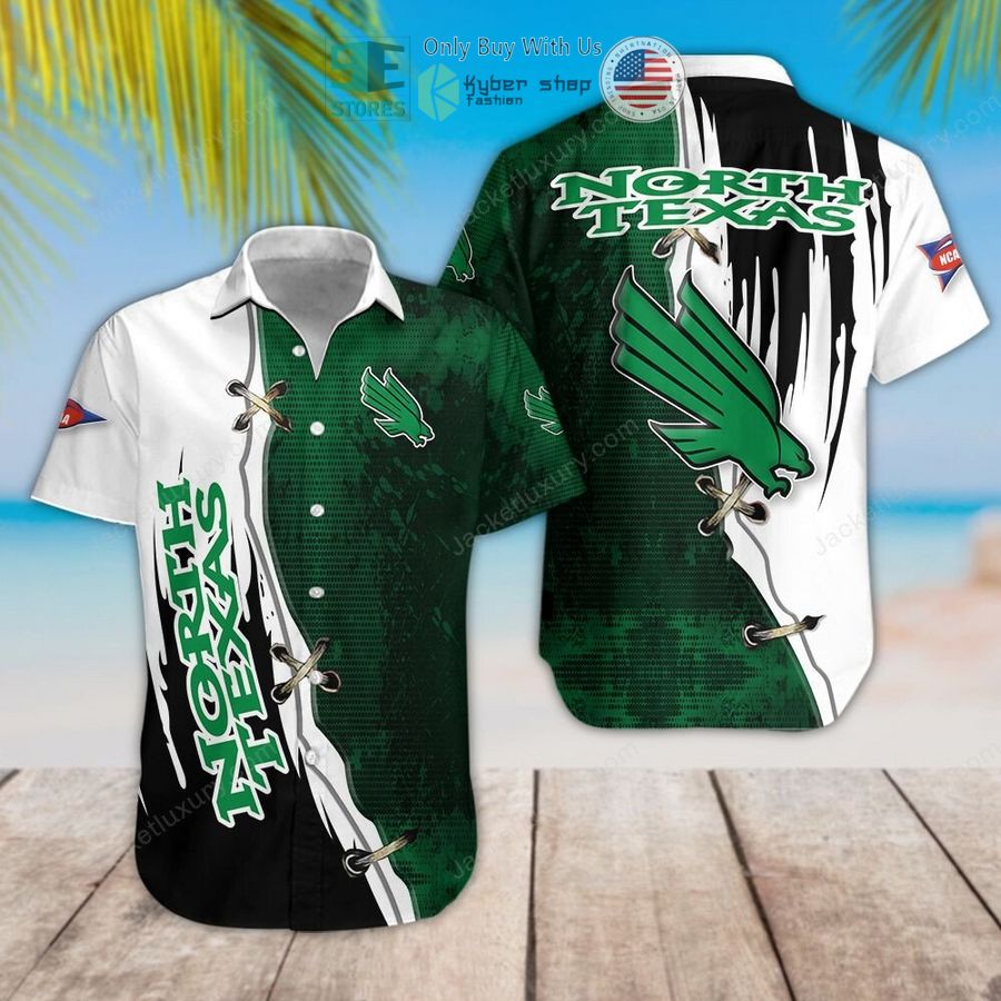 north texas mean green hawaiian shirt 1 80701