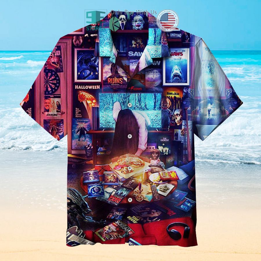 nostalgic horror hawaiian shirt 1 77378