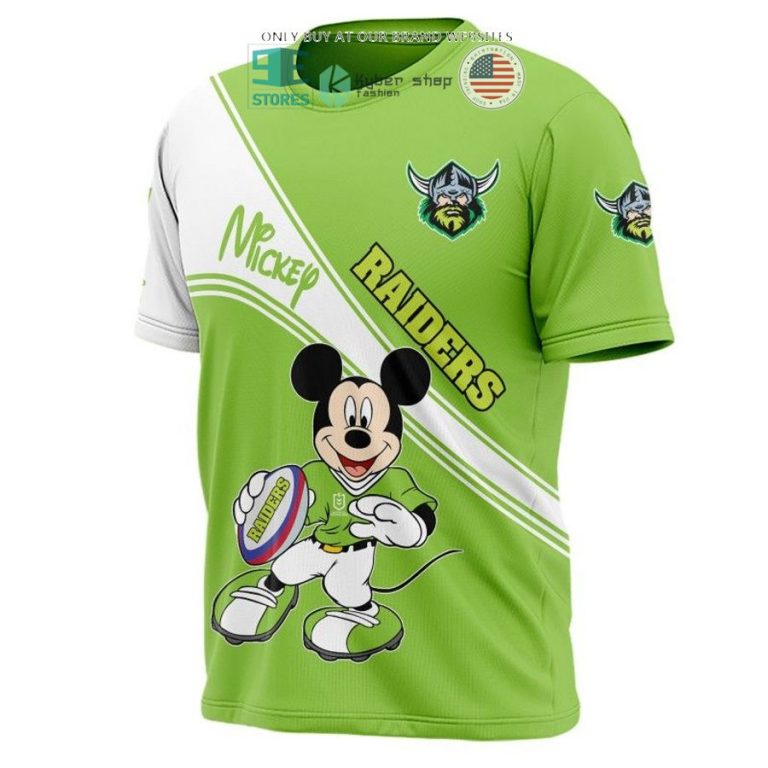 nrl canberra raiders mickey mouse green white shirt hoodie 3 54942