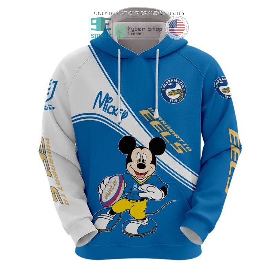 nrl parramatta eels mickey mouse blue white shirt hoodie 2 39057