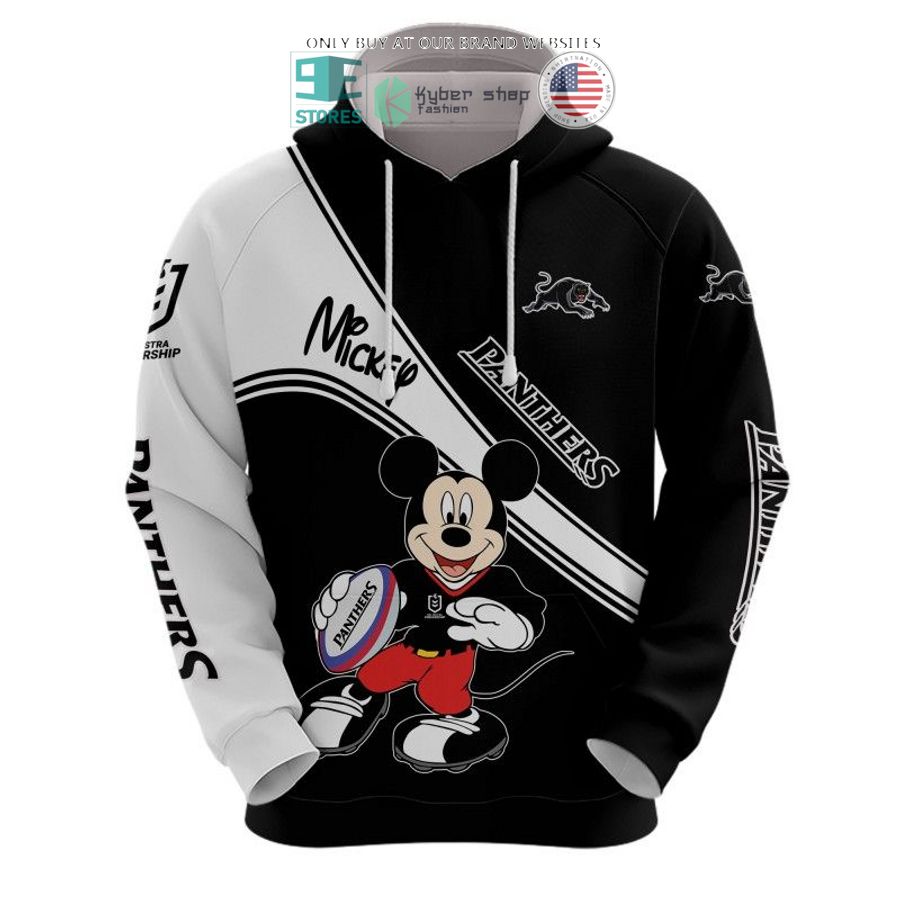 nrl penrith panthers mickey mouse black white shirt hoodie 2 73524