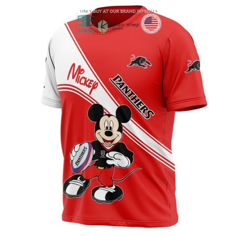 nrl penrith panthers mickey mouse red white shirt hoodie 3 45579