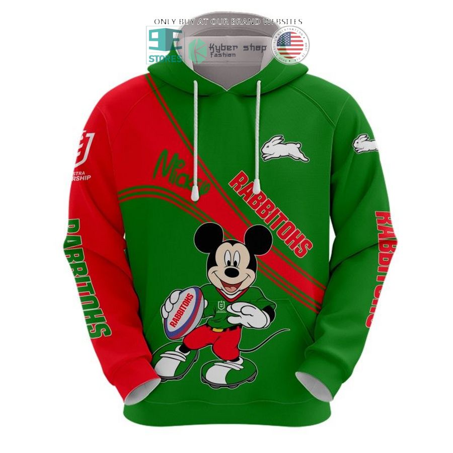 nrl south sydney rabbitohs mickey mouse shirt hoodie 2 74646