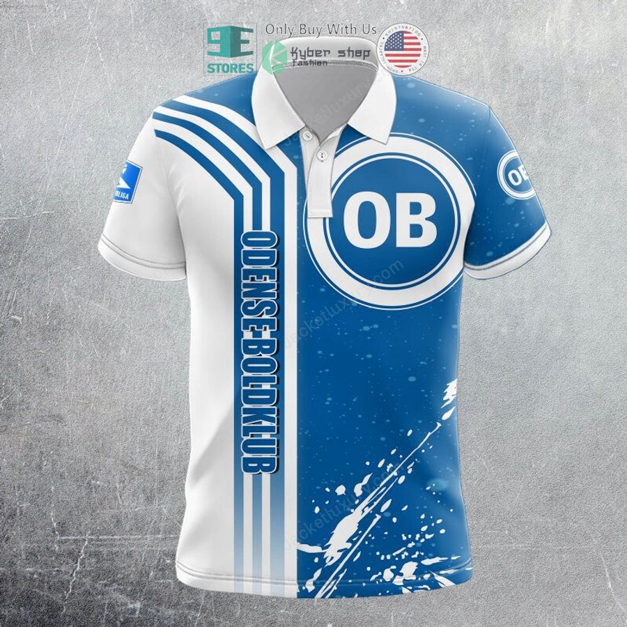 odense boldklub white blue 3d polo shirt hoodie 1 57284