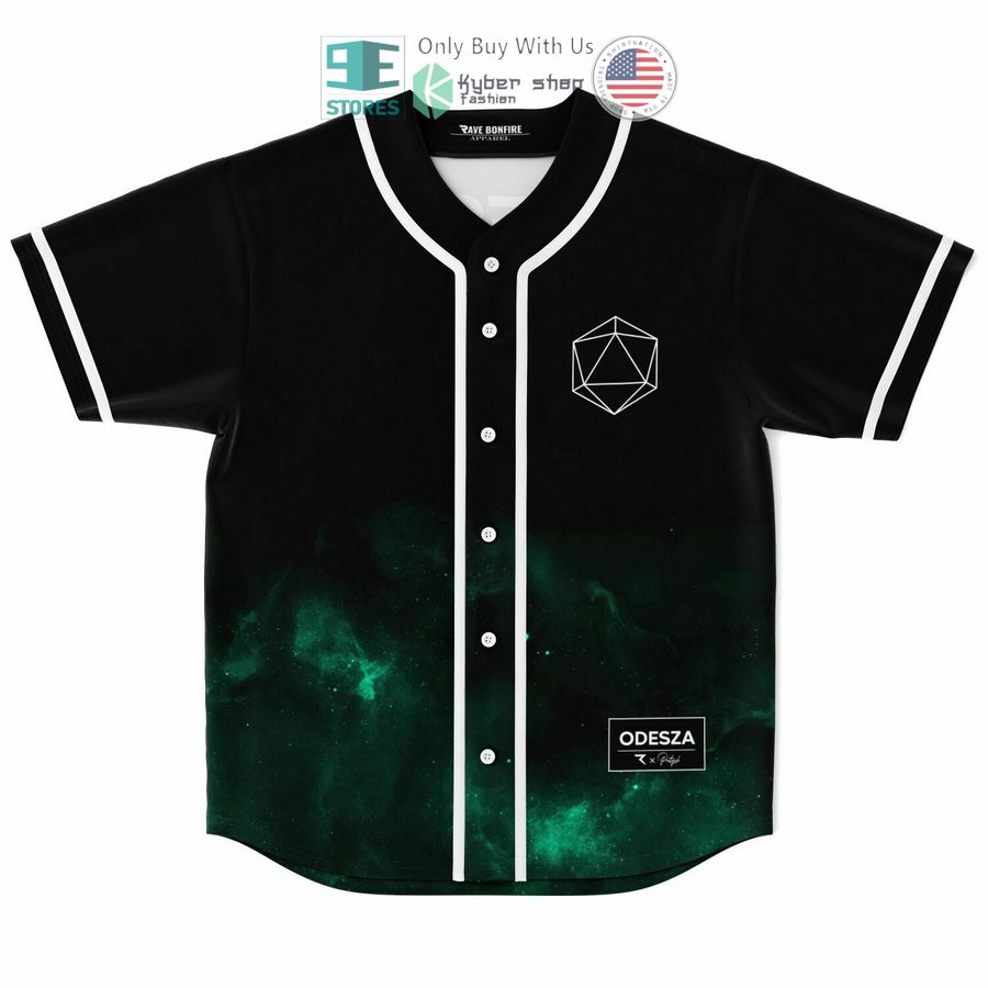 odesza galaxy black green baseball jersey 1 35870