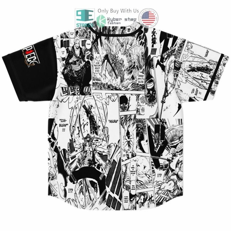 one piece manga baseball jersey 2 75727