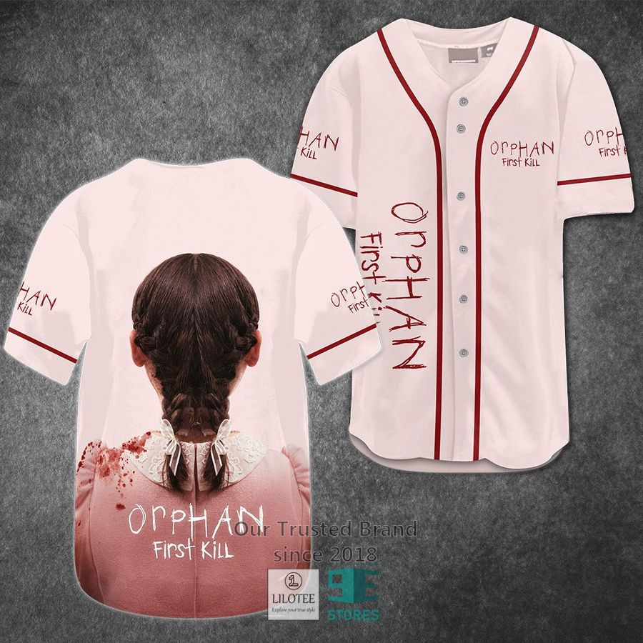 orphan first kill horror movie baseball jersey 1 61645