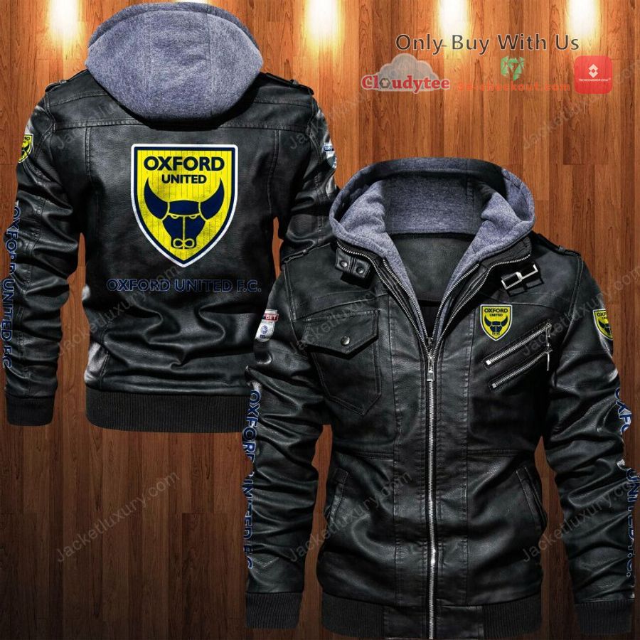 oxford united f c leather jacket 1 64738