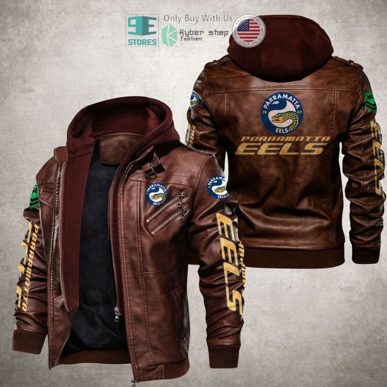 parramatta eels leather jacket 2 54104