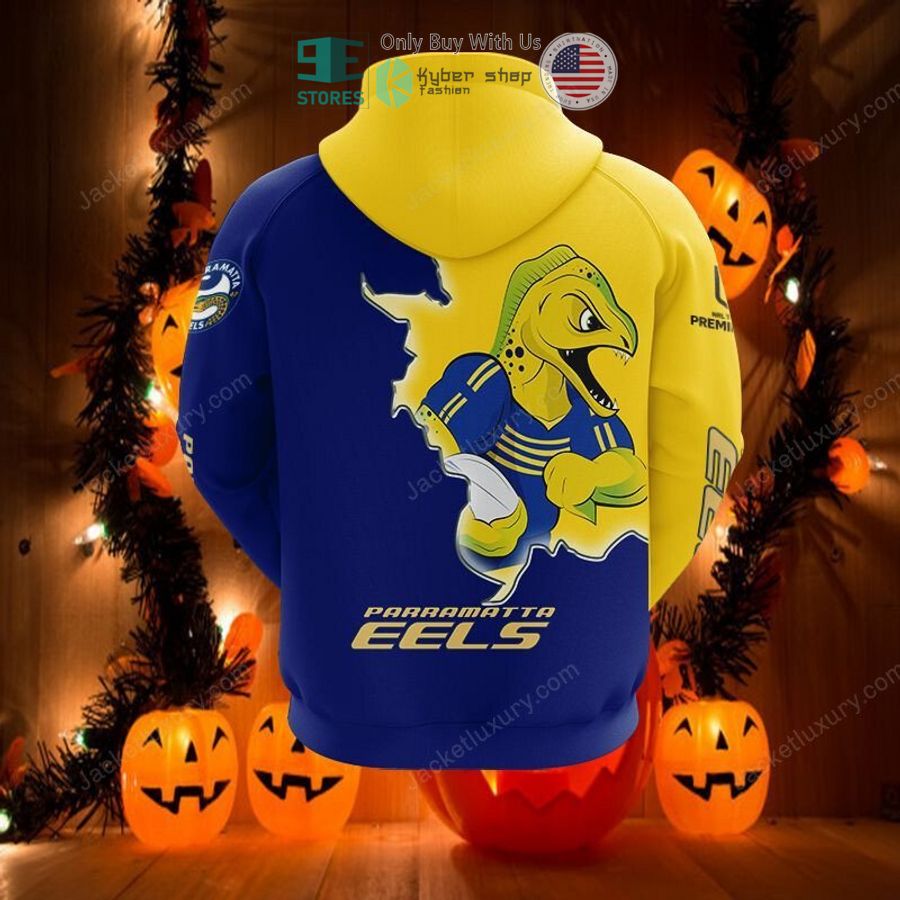 parramatta eels mascot 3d hoodie polo shirt 2 58040