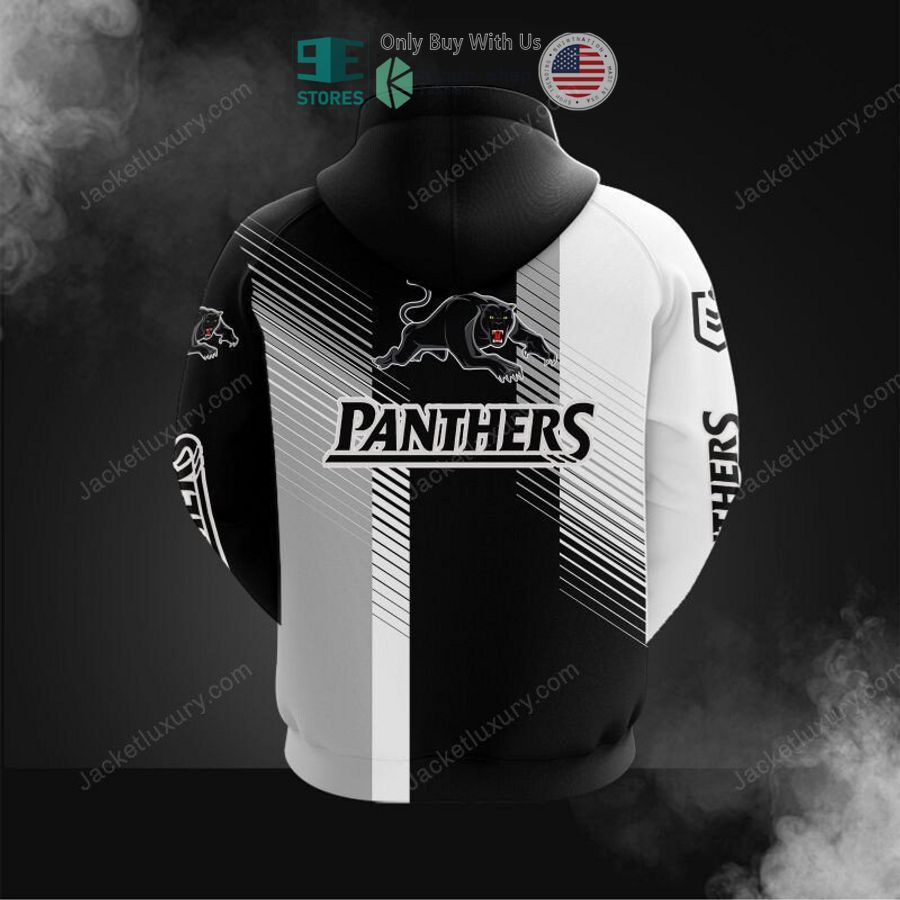 penrith panthers logo black white 3d hoodie polo shirt 2 47991