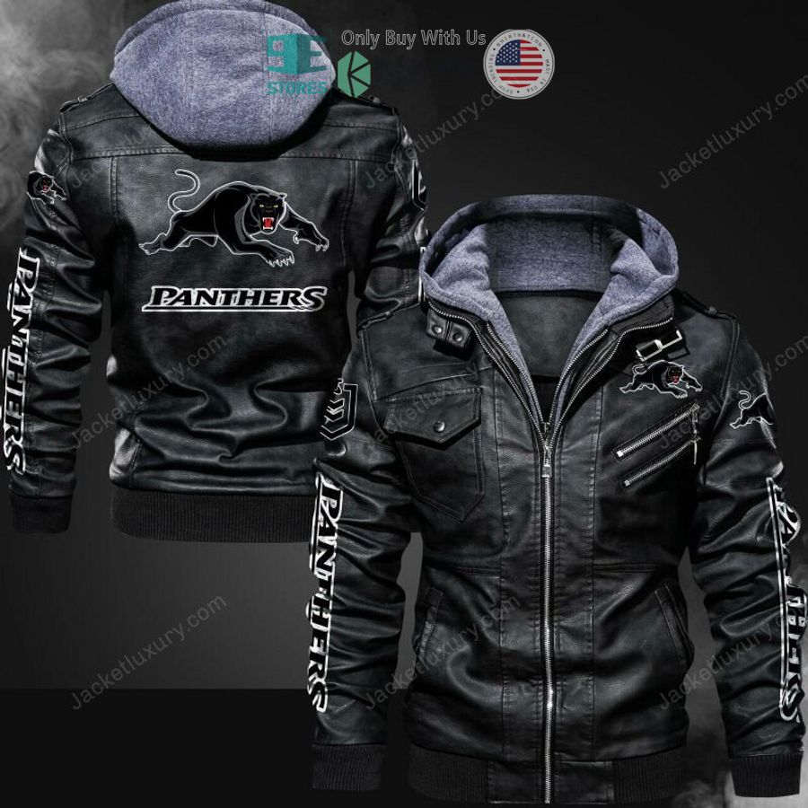 BEST Penrith Panthers logo Leather Jacket • Shirtnation - Shop trending ...