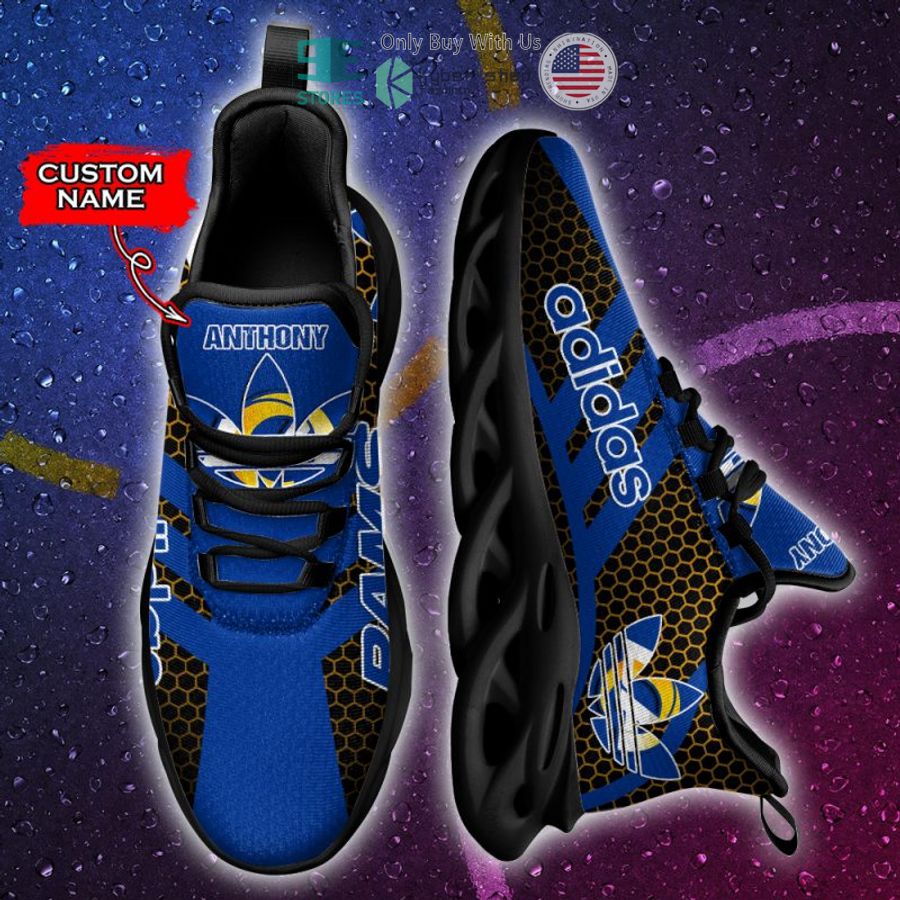 personalized adidas los angeles rams max soul shoes 1 39142