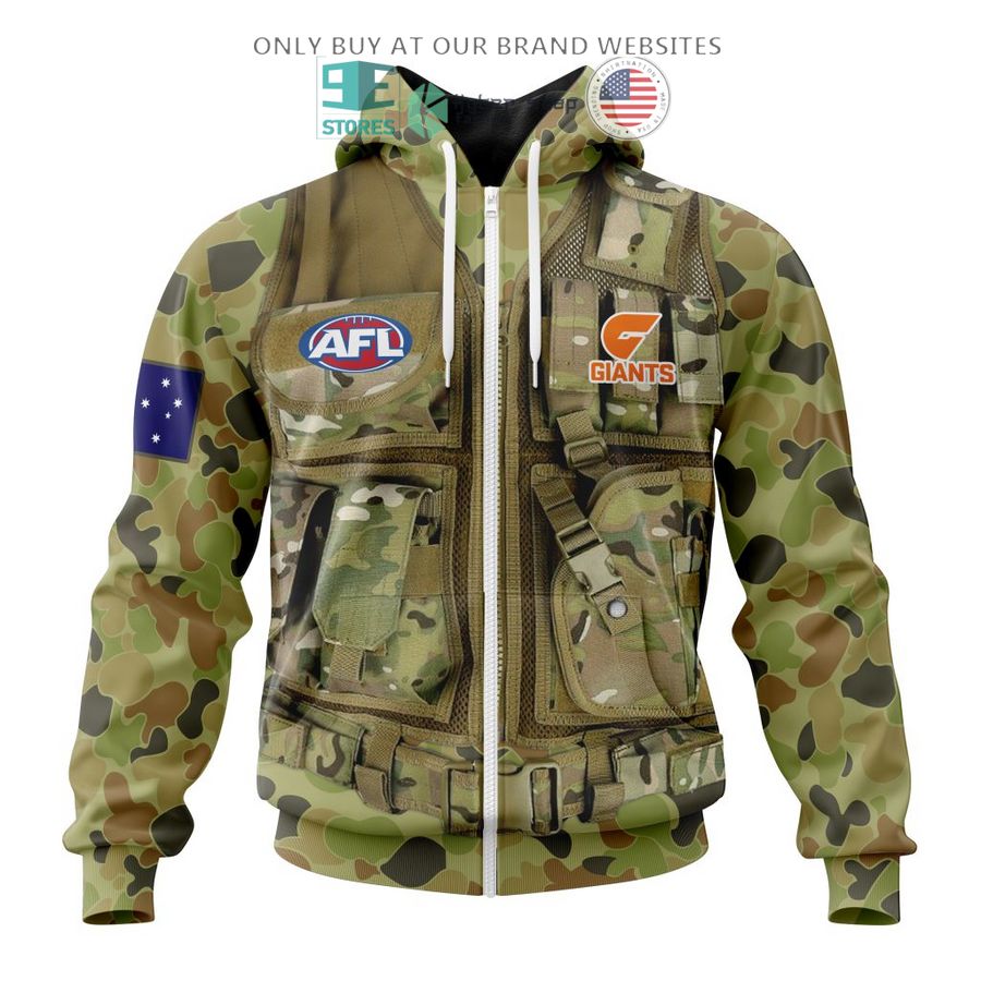 personalized afl greater western sydney giants special military camo 3d shirt hoodie 2 5198