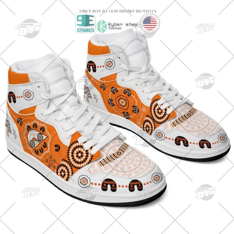 personalized afl gws giants indigenous air jordan high top shoes 3 23428