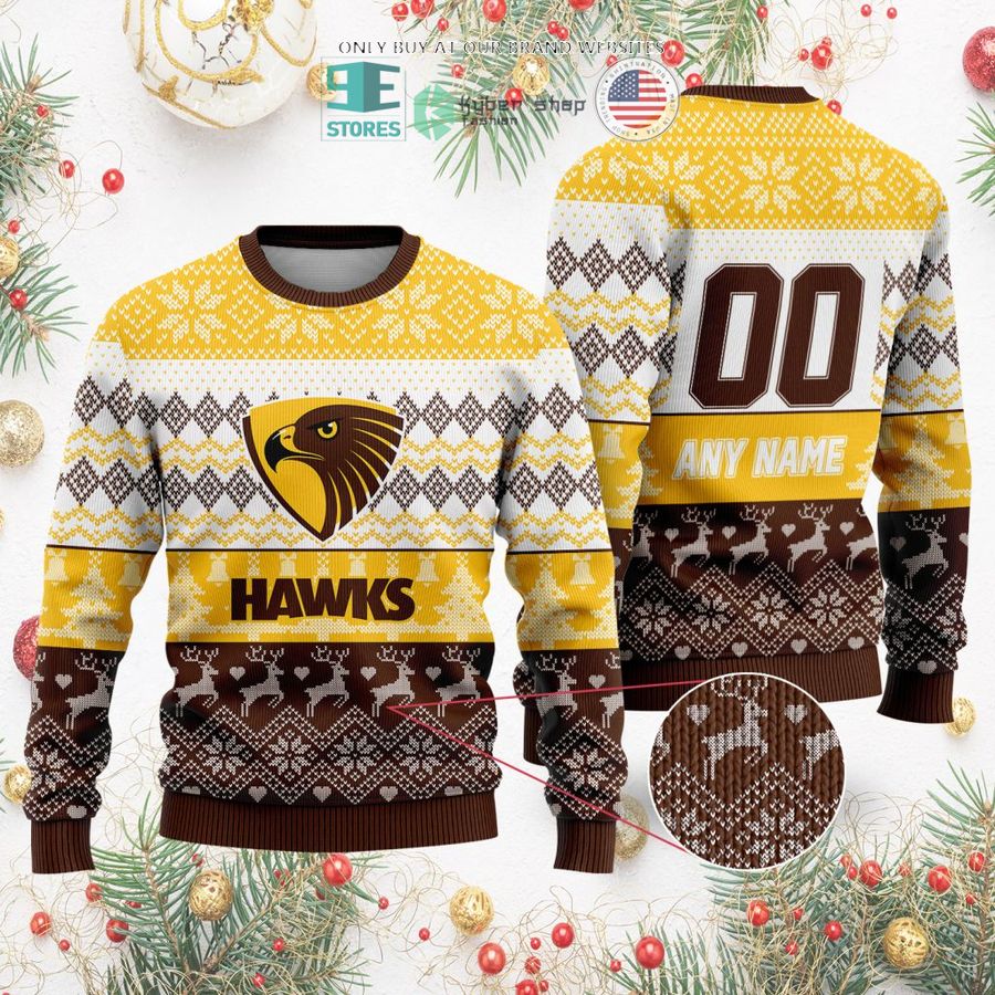 personalized afl hawthorn football club christmas sweater sweatshirt 2 18203