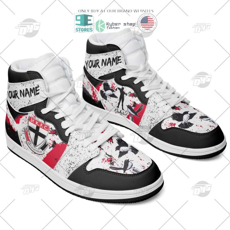 personalized afl st kilda indigenous air jordan high top shoes 3 13437