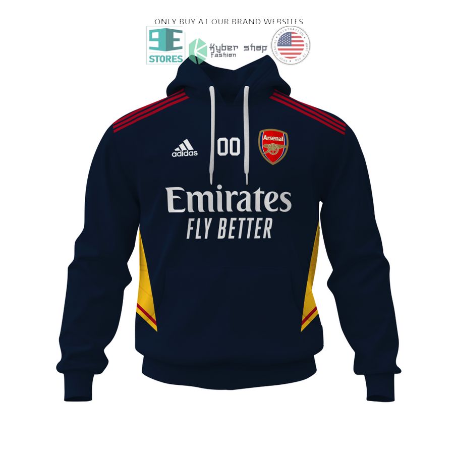 personalized arsenal emirates fly better dark blue 3d shirt hoodie 2 15332