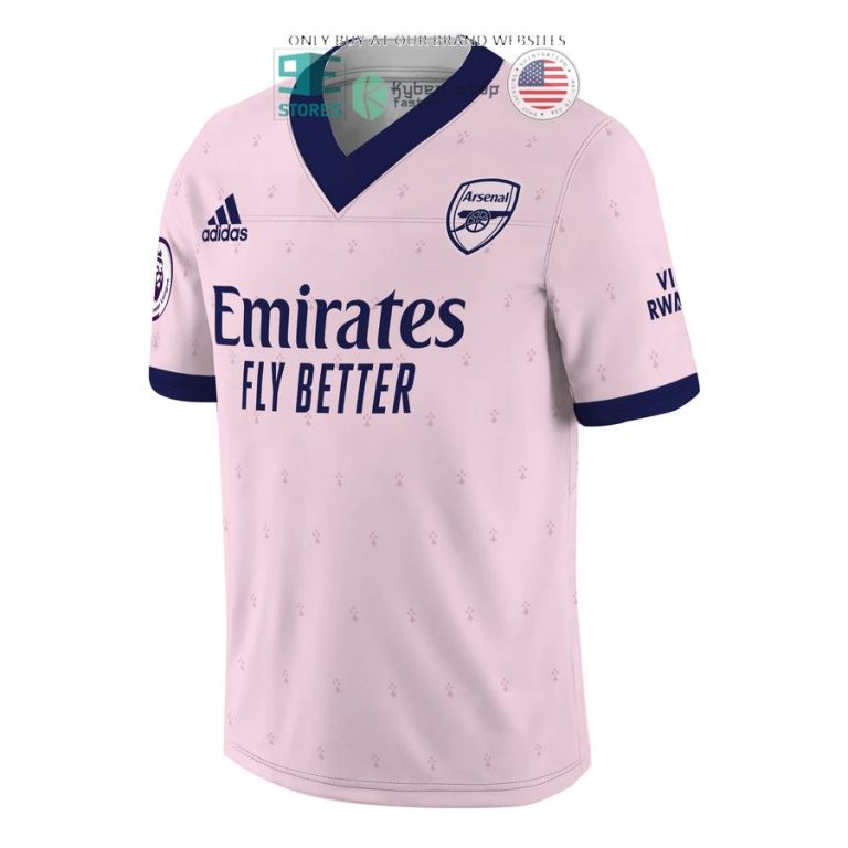 personalized arsenal emirates fly better pink football jersey 2 83252