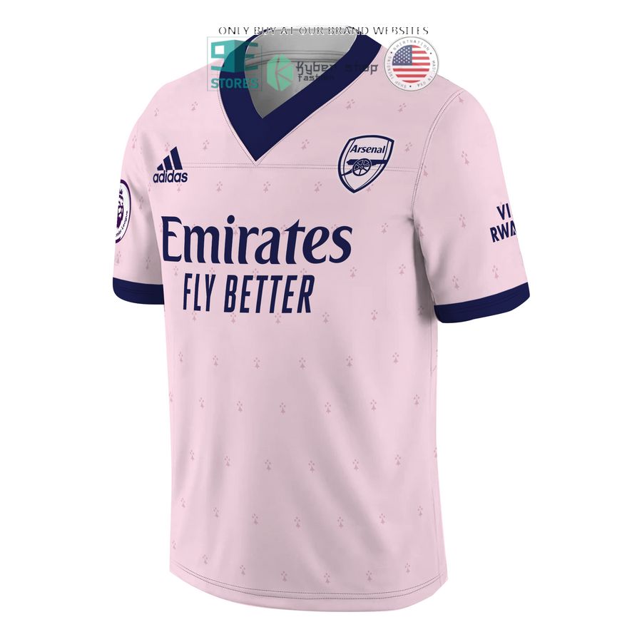 personalized arsenal emirates fly better pink football jersey 2 83252