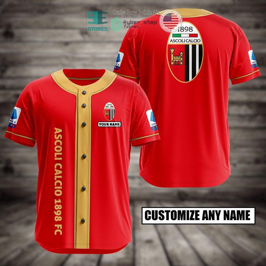 personalized ascoli calcio 1898 fc custom baseball jersey 1 4973