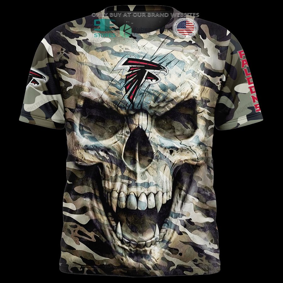 personalized atlanta falcons skull camo 3d shirt hoodie 1 36177