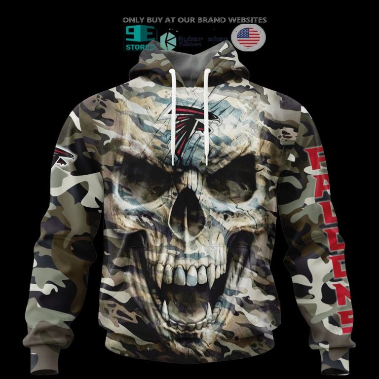 personalized atlanta falcons skull camo 3d shirt hoodie 3 55532