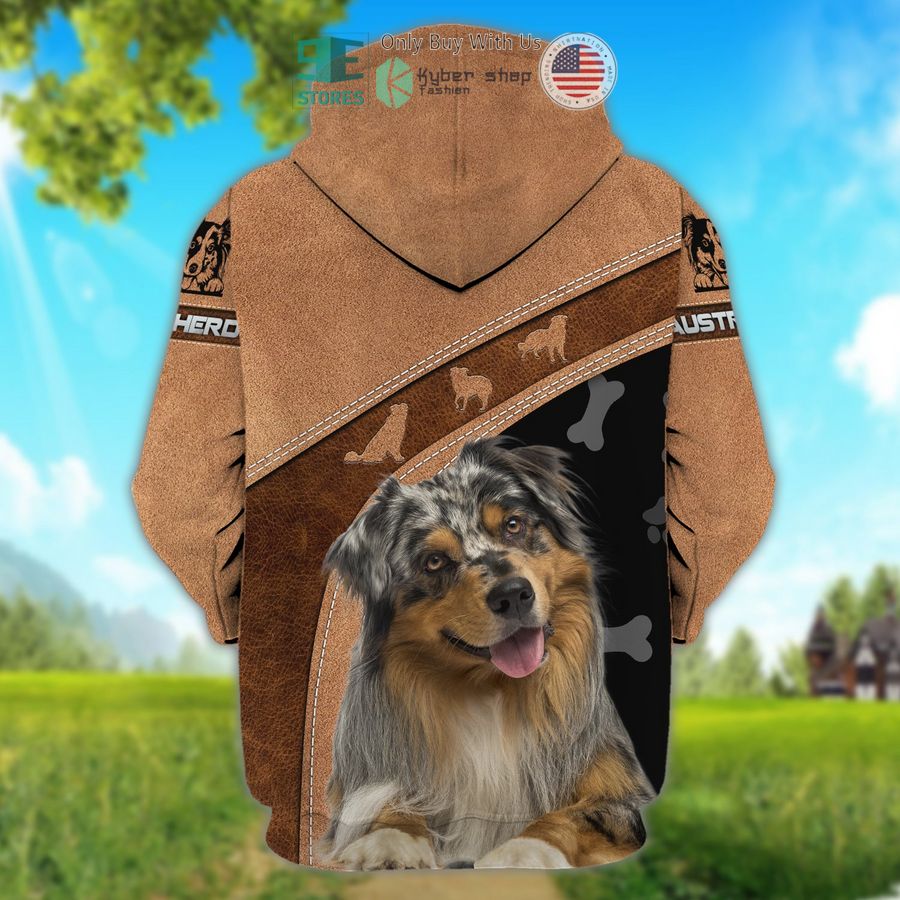 personalized australian shepherd 3d zipper hoodie 2 25441