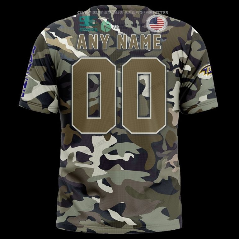 personalized baltimore ravens skull camo 3d shirt hoodie 3 89673