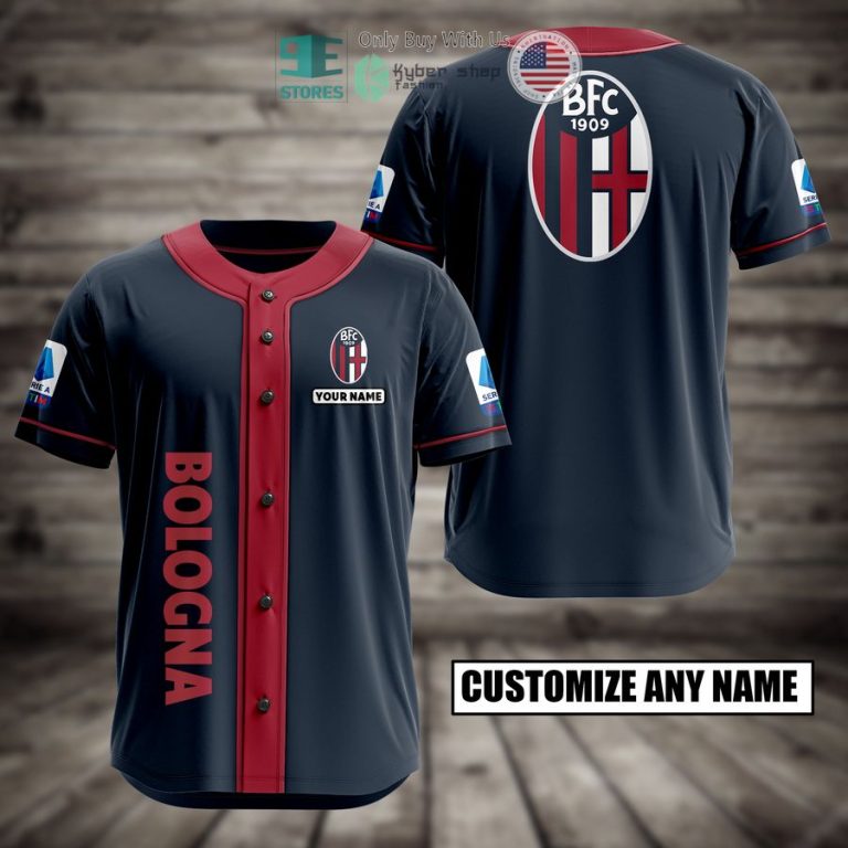 personalized bologna custom baseball jersey 1 92673