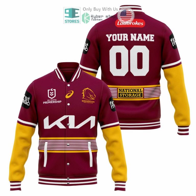 personalized brisbane broncos national storage baseball jacket 1 9060